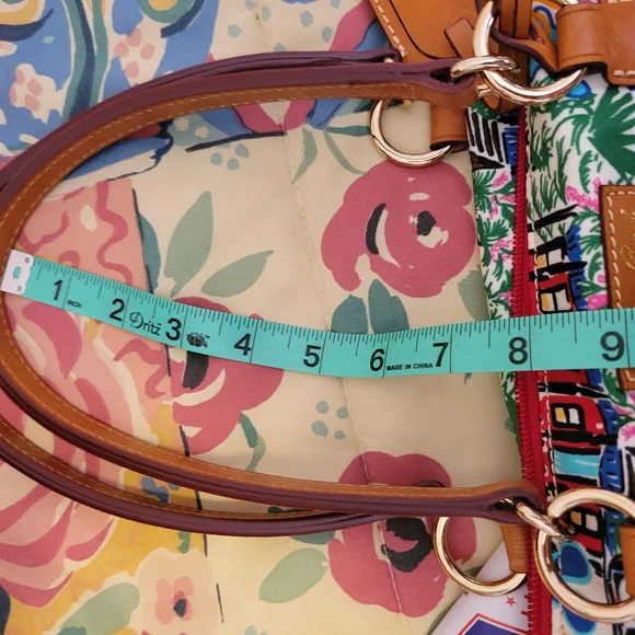 Dooney & Bourke Sandbar Large Tulip Shopper ~ Beachy ~ Coastal ~ VGUC w/tags - Picture 14 of 16